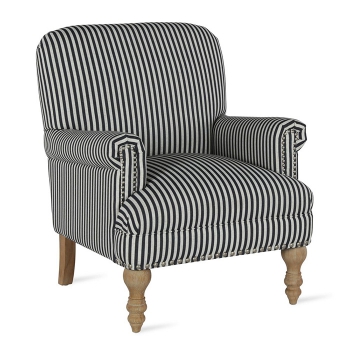 Woven Paths Accent Chair, Black Stripe