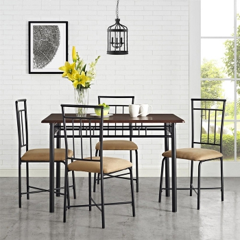 Mainstays 5-Piece Dining Set, Multiple Colors